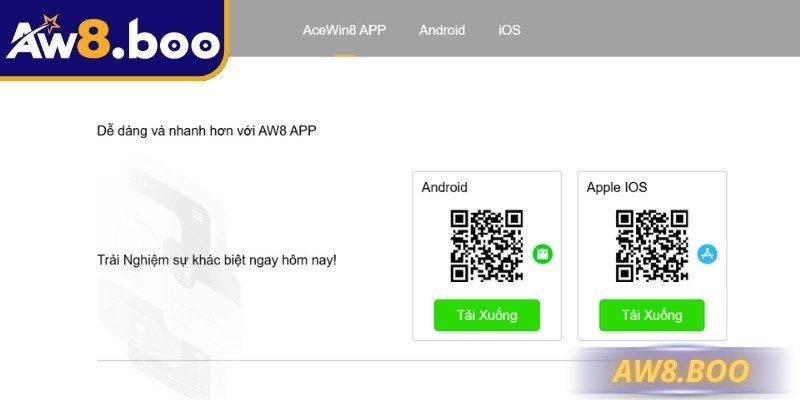 Tải App AW8 Nhanh Chóng Tiện Lợi Cho Thiết Bị Di Động 2 Cách cài đặt Android theo từng bước